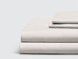 "Lived-in" Washed Cotton Percale Sheet Set