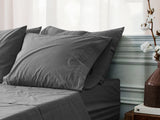 "Lived-in" Washed Cotton Percale Sheet Set