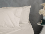 "Lived-in" Washed Cotton Percale Sheet Set