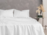 "Lived-in" Washed Cotton Percale Sheet Set